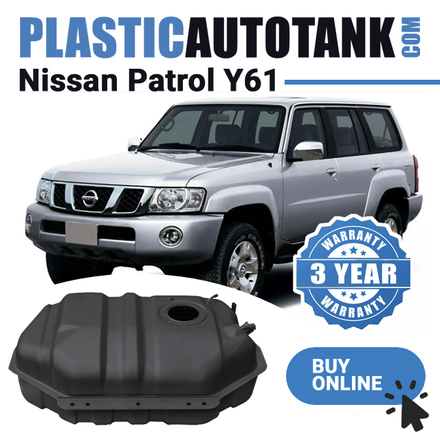 Plastic fuel tank - Nissan Patrol Y61