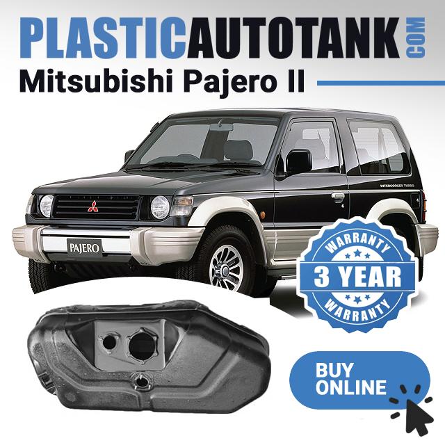 Plastic fuel tank – Mitsubishi Pajero II (1991-2005) short wheelbase