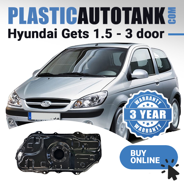 Plastic fuel tank - Hyundai Gets 1-5 dizel-benz 2005-2009 - 3 door