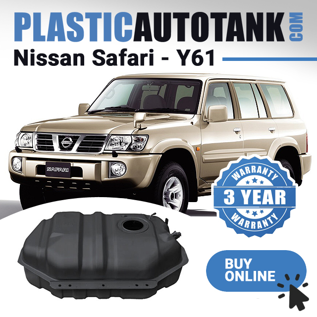 Plastic fuel tank - Nissan Safari Y61