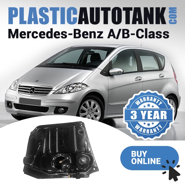 Plastic fuel tank – Mercedes-Benz A-Class (W169) and B-Class (W245), 2004-2012 Petrol/Diesel
