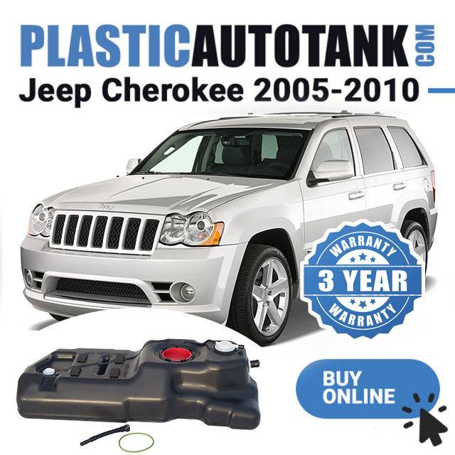 HDPE plastic fuel tank for Jeep Grand Cherokee 2005–2010 3.0 CRD Diesel